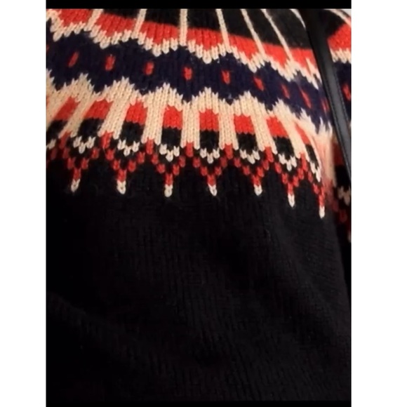 DÔEN FIELD-Fair Isle Baby Alpaca Sweater! EUC! Size L! - Picture 4 of 4